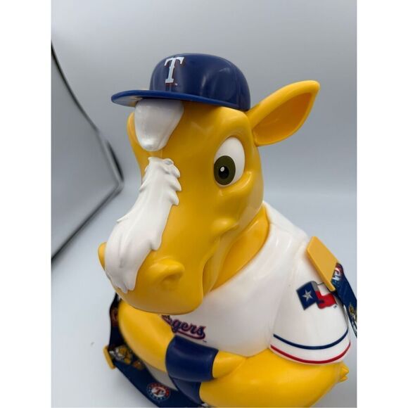 TEXAS RANGERS CAPTAIN Pony Popcorn Bucket Lanyard MLB Baseball Stadium Exclusive - Picture 5 of 6